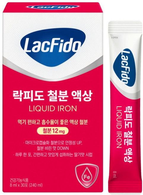 액상 철분 — 락피도 철분 액상 30포, 240ml, 1개