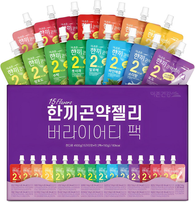 더존건강 한끼 곤약젤리 버라이어티 팩 30개입, 4.5kg, 1세트