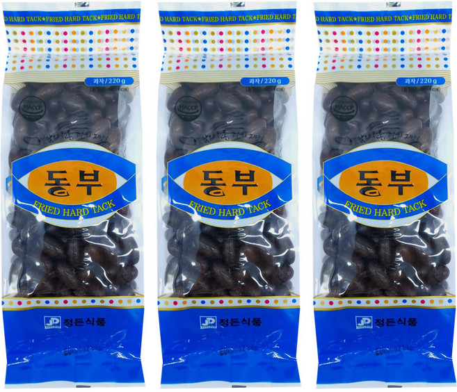 정든식품 동부 과자 220gxX3개, 220g, 3개