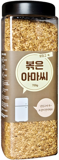 대구농산 냉장고쏙 볶은 아마씨, 700g, 1개