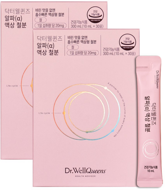 철분제 — 닥터웰퀸즈 알파 액상철분, 10ml, 60개