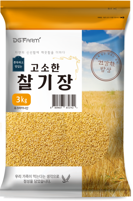 조 — 대구농산 찰기장, 3kg, 1개
