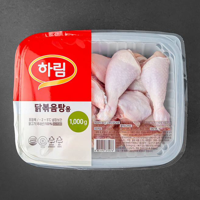 닭고기 — 하림 닭볶음탕용 (냉장), 1000g, 1개