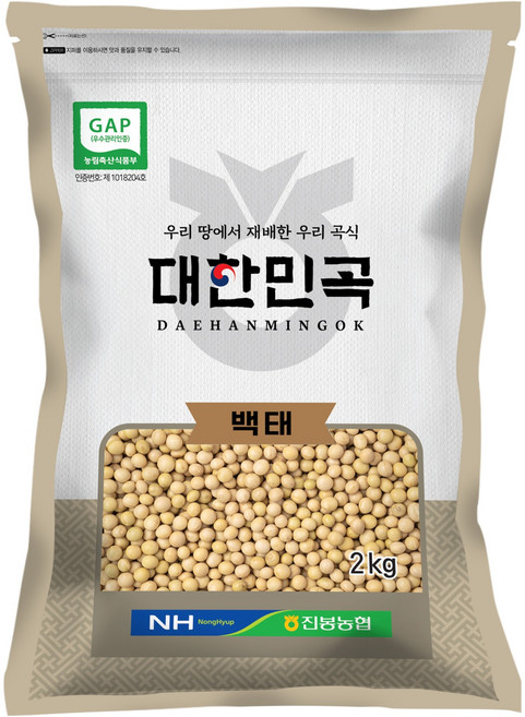 대두 — 농협 대한민곡 백태, 2kg, 1개