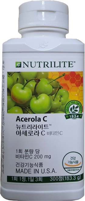암웨이 아세로라C 비타민, 300정, 1개